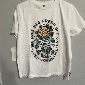 Lush Cosmetics Bee Fresh Bee Kind Shirt